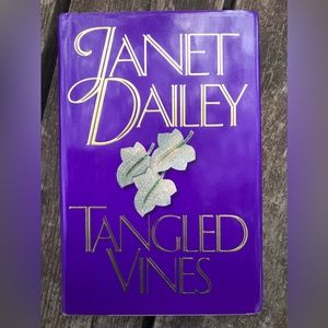 Janet Daily , Tangled Vines, hardcover book ,(used)